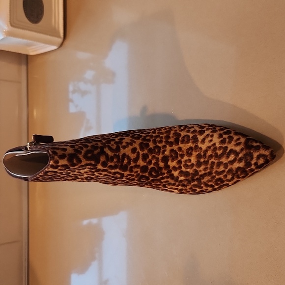 JCREW leopard  kitten heel boot sz 8 - Picture 2 of 11